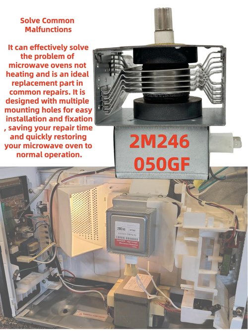 2025 New 2M246 Microwave Magnetron, Compatible with LG 6324W1A001B/E AP4457332, Fixes No Heat Issue
