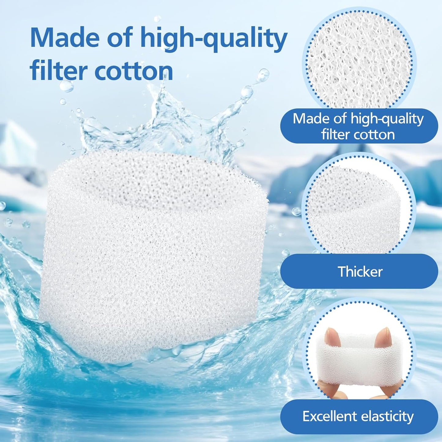 ShufudeJa Humidifier Replacement Filter - 30-Pack for LEVOIT Classic & OasisMist Models