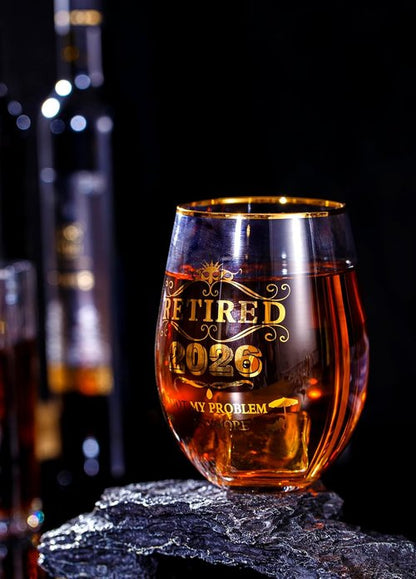 Great Retirement Gift for Women & Men 2026 !Coworker Leaving Gifts,Retirement Decorations, Farewell Goodbye Gifts For Coworkers - Stemless Wine glass
