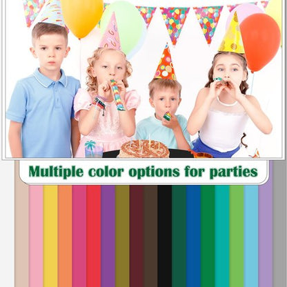 Black 14-Pack Plastic Tablecloths by [Brand Name] - 84-Inch Disposable Round Party Covers