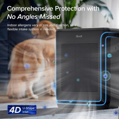 LEVOIT Air Purifier - HEPA Filter with Air Quality Monitor for Large Rooms Up to 1875 Ft² | Vital 200S-P, Black