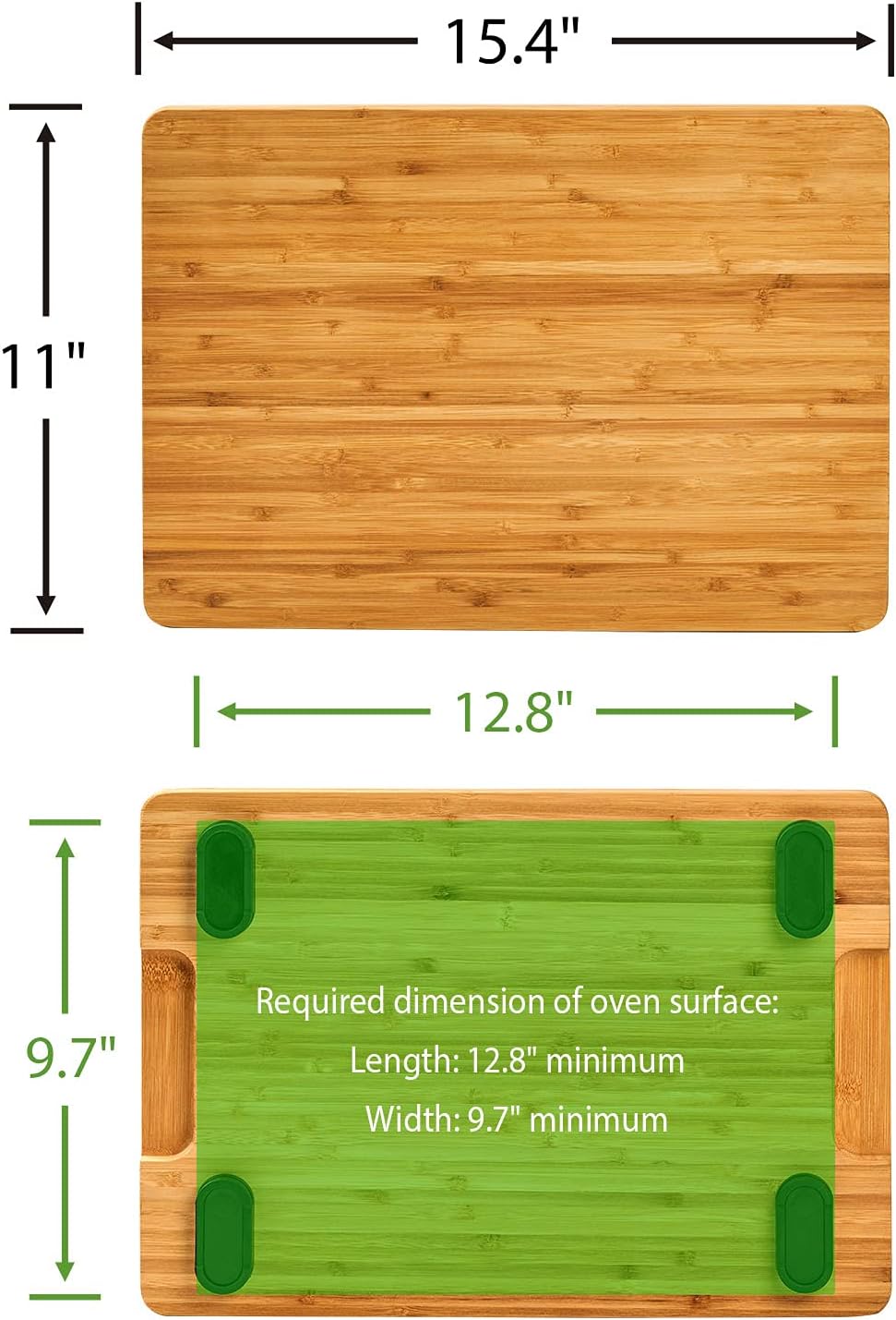 Umilife Cutting Board - Compatible With TOA-70/TOA-65/TOA-60 Air Fryers | Space-Saving Kitchen Accessory
