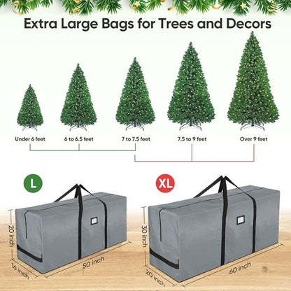 BALEINE Christmas Tree Storage Bag - Durable 7.5 ft Capacity | Ideal for Easy Holiday Organization