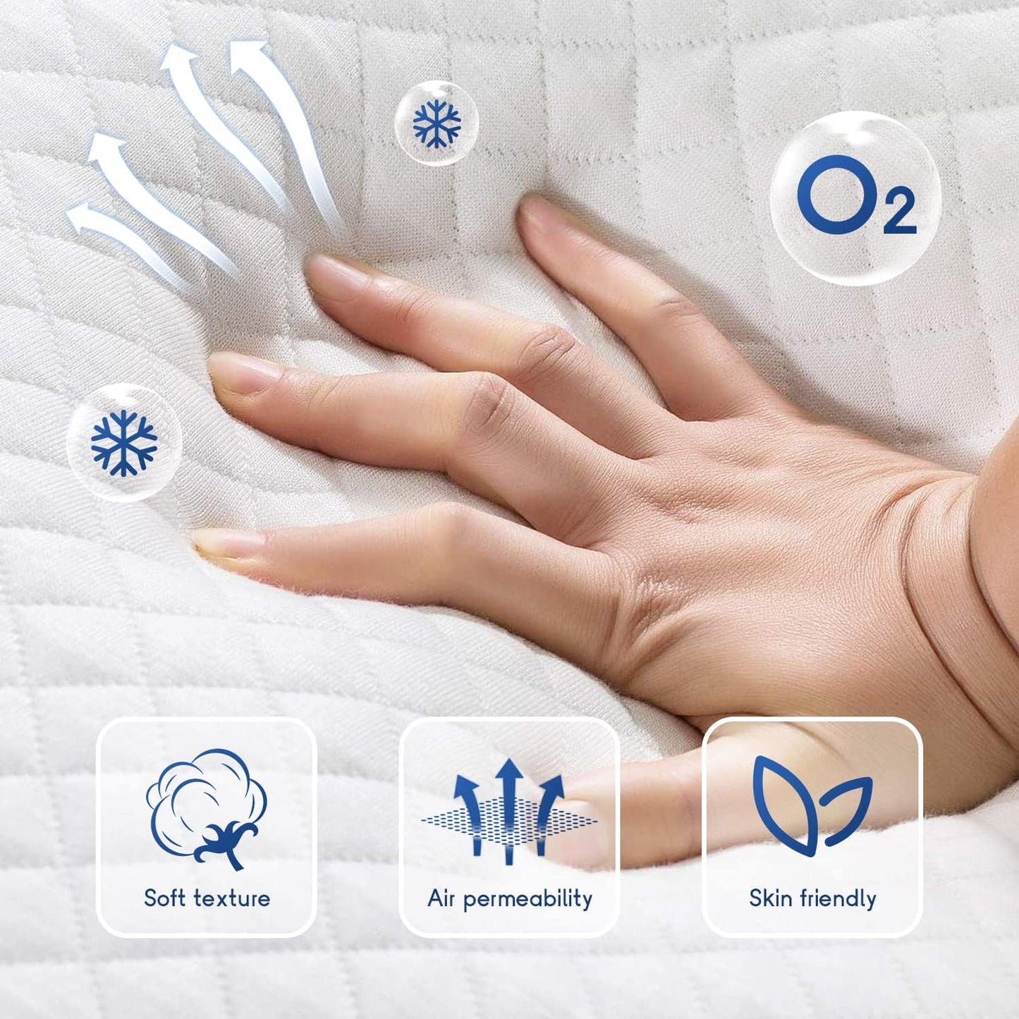 PayLessHere 6-Inch Twin Gel Memory Foam Mattress - Fiberglass Free & CertiPUR-US Certified for Cool Sleep