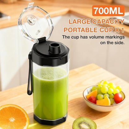 GVODE Portable Blender - 24oz Personal Blender for Smoothies & Shakes | BPA Free, USB-C Rechargeable, Leakproof