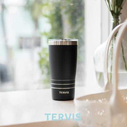 Tervis Traveler Yao Cheng - Floral Anemones Triple Insulated Tumbler | 20oz Stainless Steel Travel Cup Keeps Drinks Hot & Cold