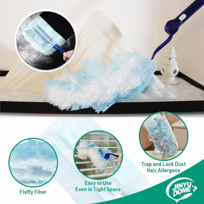 Swiffer Heavy Duty Disposable Duster Refills - 30 Unscented Cleaning Dusters for Efficient Dusting
