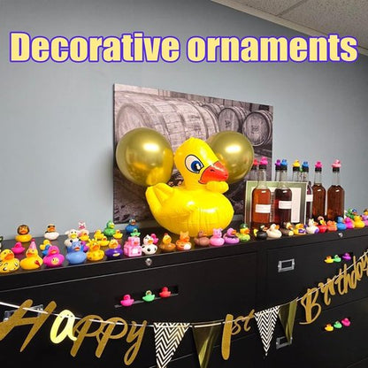 LINICE Mini Rubber Ducks - 30 Pcs Assorted Bath Toys for Toddlers | Perfect Party Favors & Gifts