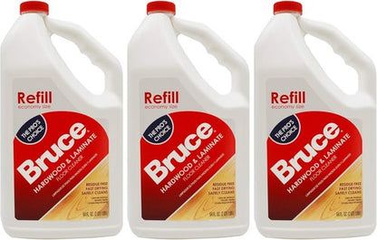 Bruce Hardwood Floor Cleaner - All No-Wax Urethane Finish - 64oz Refill | Pack of 3