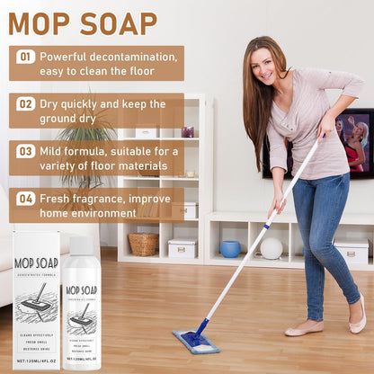Skiennix Mop Soap | Brazilian Waves Scented Floor Cleaner - Pet-Friendly Multi-Purpose Liquid (2PCS)