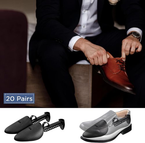 Honeydak Adjustable Shoe Stretcher - 20 Pairs Portable Shoe Trees for Men & Women
