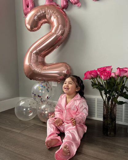 Rose Gold Number 12 Balloon - 40 Inch 12th Birthday Decorations for Girls & Boys