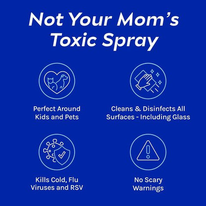 CleanBoss Botanical Disinfectant - Multi-Surface Cleaner - 128 oz | Kills 99.9% of Germs & Viruses - Fresh Thyme Scent - Pet Friendly