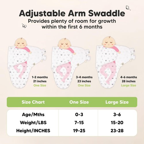 KeaBabies 3-Pack Swaddles for Newborns, Girls, Boys with Hats - Organic Soft Baby Sleep Sacks, Breathable Baby Swaddle 3-6 Months Beanies Set, Premie Infant Sleep Sack 0-3 Months (Nordic)