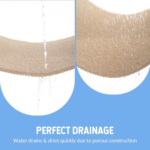 Hargiis Non-Slip Bathtub Mat, Anti Slip Shower Mat, Fast Drying Bathtub Mats, Foot Scrubber Mat, Anti Slip Mat for Tub, Floor, Bathroom, Kitchen, Home, Hotel (Beige 40"×28")