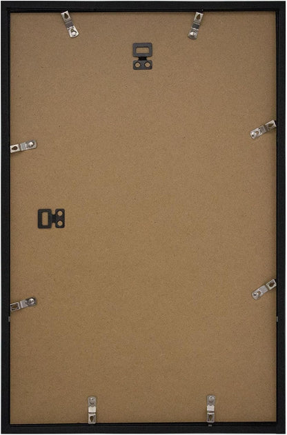 Regine Switzerland 11x17 Black Picture Frames - Set of 6 for Stylish Wall Display