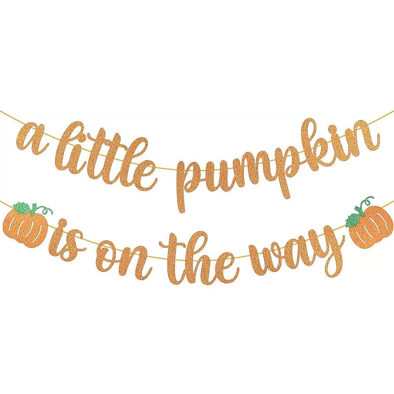 This Little Pumpkin Banner - Variation of THIS Listing Banner1 for Pumpkin Baby Shower & Gender Reveal