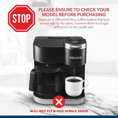 Keurig 12-Cup Coffee Carafe - Compatible with K-Duo Essentials & K-Duo Hot/Iced | Durable Design