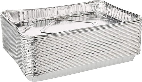 DCS Deals Aluminum Foil Cake Pans - Extra Sturdy 1/4-Size for Baking & Transporting | Pack of 12