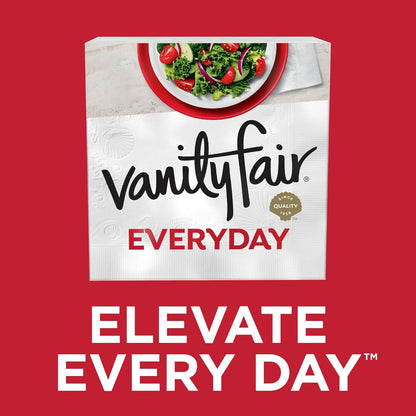 Vanity Fair Everyday Paper Napkins - Soft & Smooth Disposable Napkins | 400 Count for Daily Use