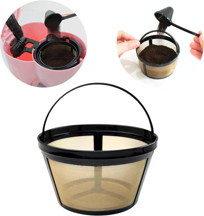 Mr. Coffee Reusable Coffee Filter - Eco-Friendly & BPA Free for 8-12 Cup Drip Makers | 1-Pack
