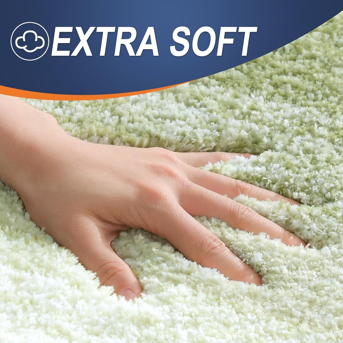 OLANLY Large Bathroom Rugs - Extra Soft Microfiber Mat 40x24 | Quick Dry, Washable, Rubber Backing, Mustard Yellow