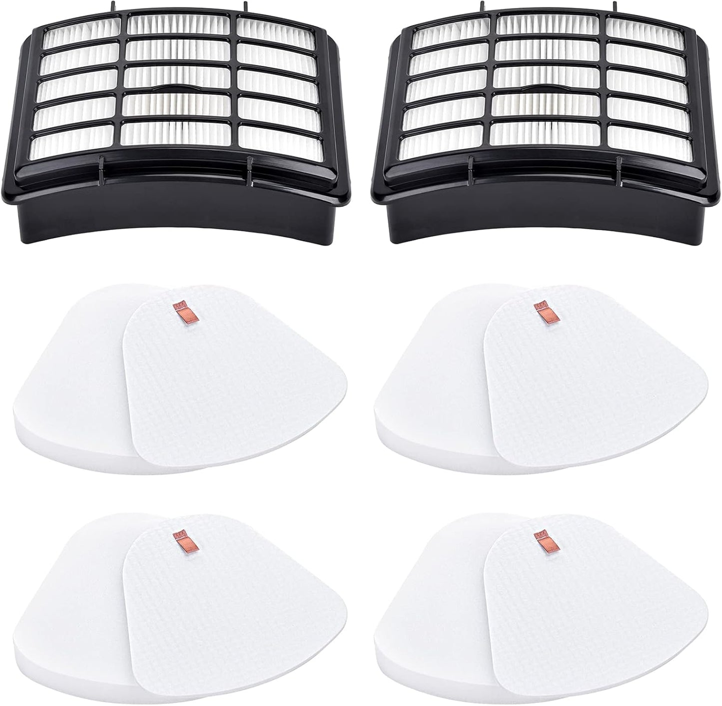 Shark Navigator Lift-Away Deluxe Filter Set - 2 HEPA & 4 Foam/Felt Replacement Filters | Compatible with ZU503AMZ, NV360, NV352, NV370, NV358, NV355, NV351, NV356E, UV540, NV350