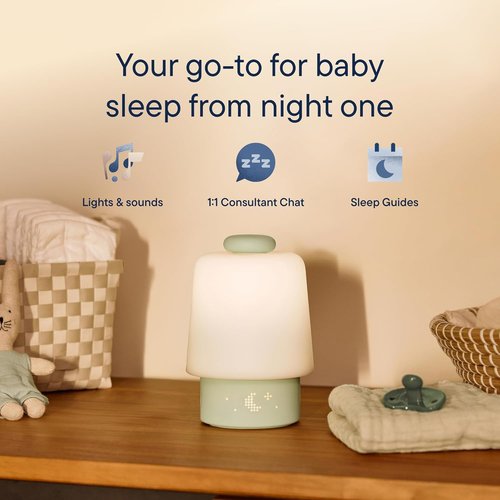 Hatch Baby Sound Machine - Mint Night Light & Sleep Support | Wi-Fi White Noise & Nursery Stories