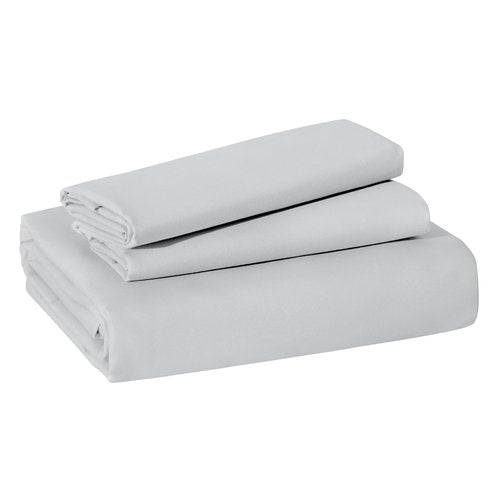 Bedsure Duvet Cover King Size - Soft Double Brushed Bedding Set for Kids & Adults, Zipper Closure, 3 Pieces, Includes 1 Duvet Cover (104"x90") & 2 Pillow Shams, NO Comforter, Silver Grey