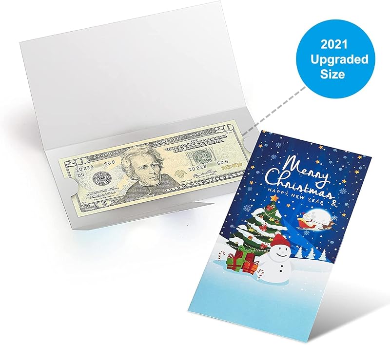 Christmas Gift Card Holders with Envelopes — 30 Pack, Festive Designs