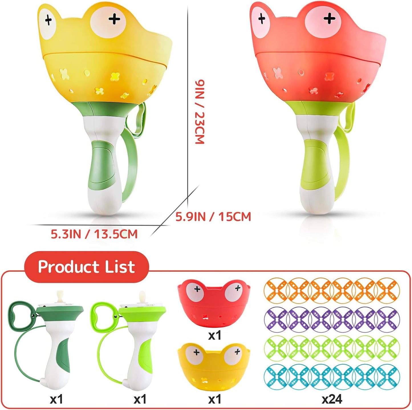 Outside Toys for Kids | Manual Capture Catching Game - Fun Toddler Chasing Toy for Ages 4-8