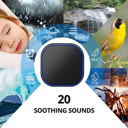 Magicteam White Noise Machine - 20 Soothing Sounds, Memory Function & 32 Volume Levels | AC/USB Powered
