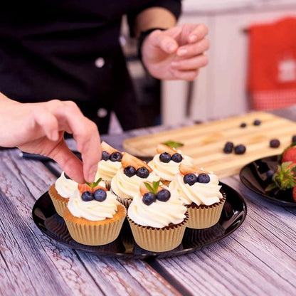 Caperci Mini Cupcake Liners - 500 Count Greaseproof Muffin Wrappers | No Smell, Perfect for Baking