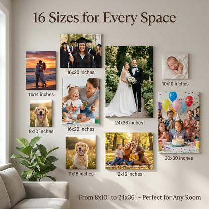 Custom Canvas Prints by IUI - Personalized Framed Wall Art for Home Decor | Ideal Gift for Family & Friends (24"L × 32"W)