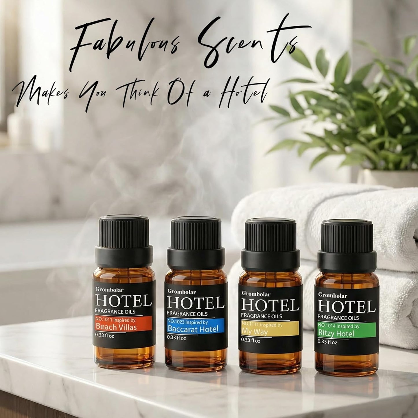 Skiennix Essential Oils Set - Premium Hotel Collection Diffuser Oils for Home Fragrance | Gift Set