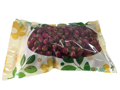 HerbsGreen Premium Dried Red Rose Buds, 100% Natural (4 oz. Bag)