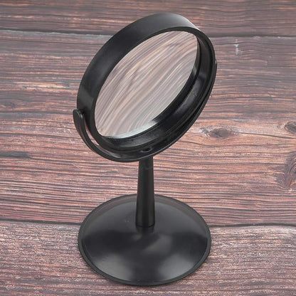 Concave Mirror 8.7" L × 1.2" W, Clear Glass – Oumefar Educational Mirror with Pedestal