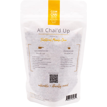 The Chai Box - Chai - Makes 25 Servings - Featured in Oprah's Favorite Things - Premium Tradtitonal Loose Leaf Black Tea w/Ginger, Clove, Cinnamon, Cardamom, & Fennel - Single-Origin Spices - 2.5oz