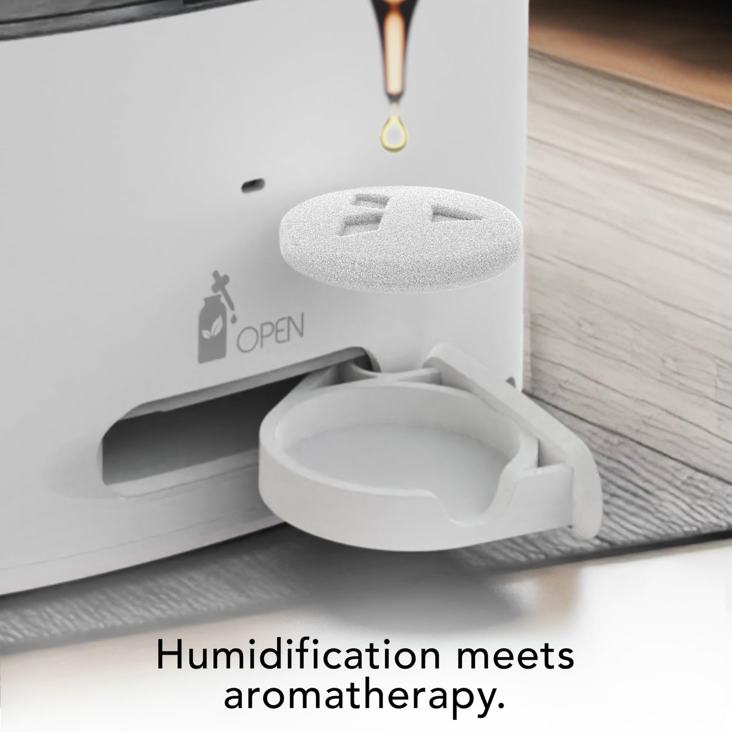 Vornado MISTIC 6 Whole Room Ultrasonic Humidifier, Top-Fill, Aromatherapy, 1.5-Gallon Tank, 3-Gallon Output, Warm or Cool Mist Humidifier, Automatic Humidity Control, Included Scent Pads