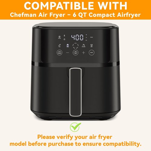 Air Fryer Liners - Parchment Paper for 6 QT Compact Airfryer | 120 Pcs for Easy Cleanup