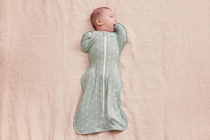 Love To Dream Swaddle UP - Baby Sleep Sack 10.0 TOG | Self-Soothing Swaddle for Newborns, Small 8-13lbs, Moon Olive