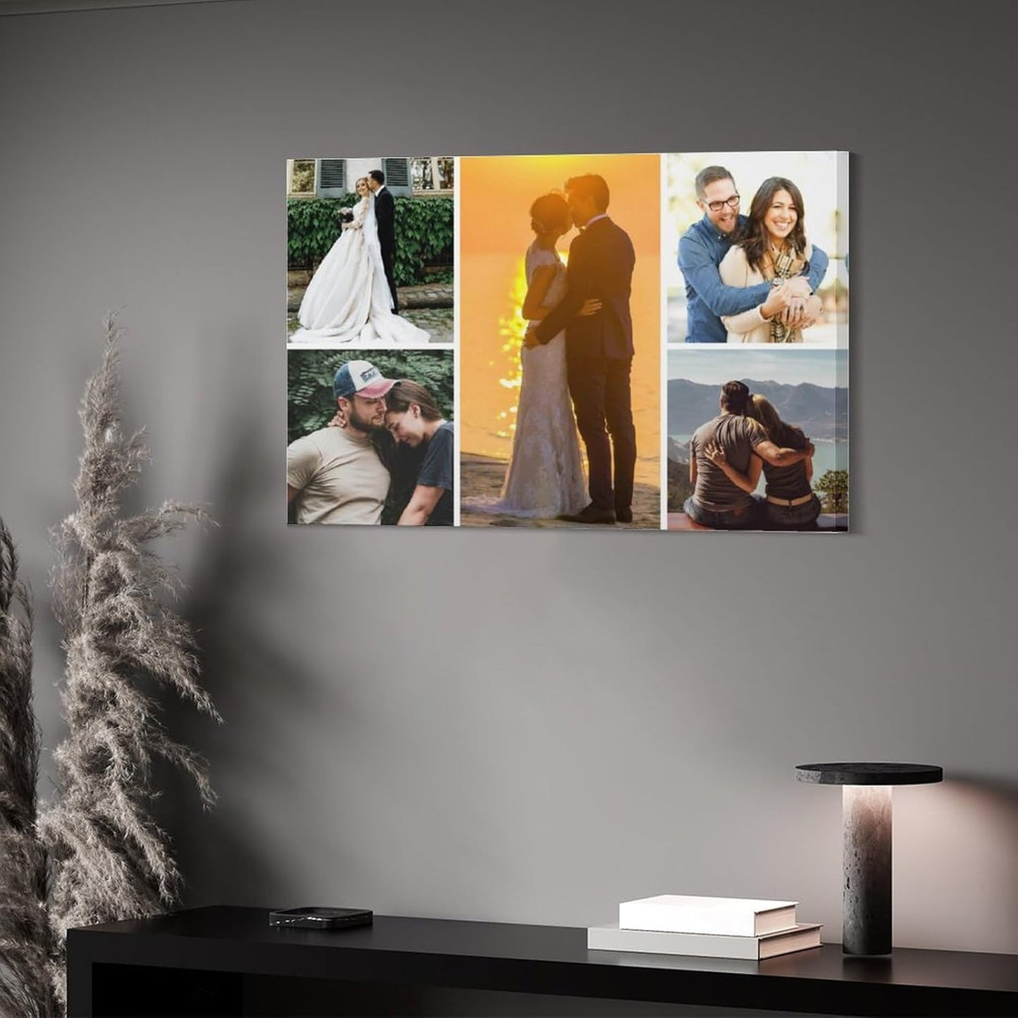 Skiennix Canvas Prints - Custom Personalized Photo Wall Art | 5 Framed Pictures for Family Gifts