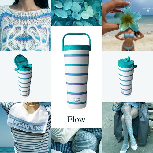 BOTTLE BOTTLE 30oz Insulated Tumbler - Leak-Proof Stainless Steel Water Bottle with Handle & Straw Lid | BPA-Free for Hot & Cold Drinks