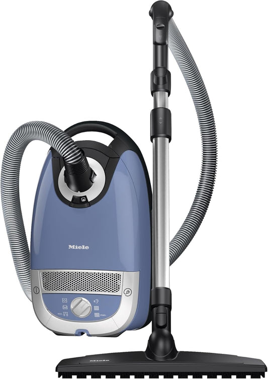 Miele Complete C2 Canister Vacuum Cleaner - High Suction Power for Hard Floors & Low-Pile Carpet | Tech Blue