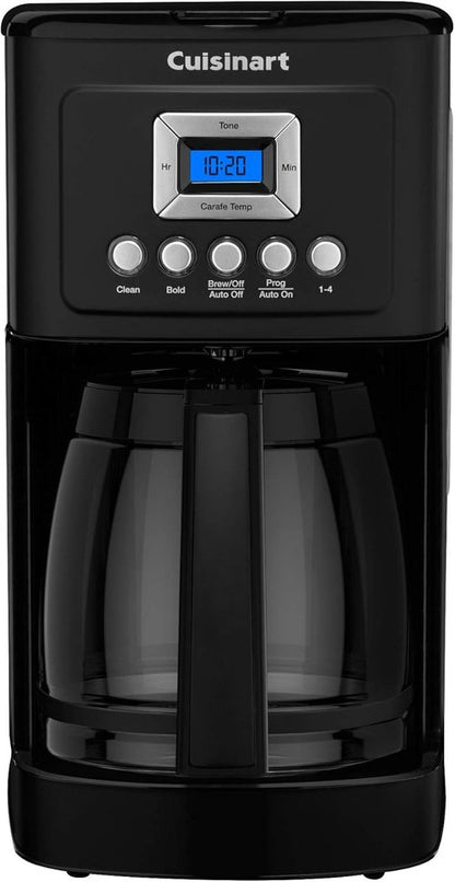Cuisinart DCC-3200MB Coffee Maker - 14-Cup Programmable with Glass Carafe | Matte Black Finish