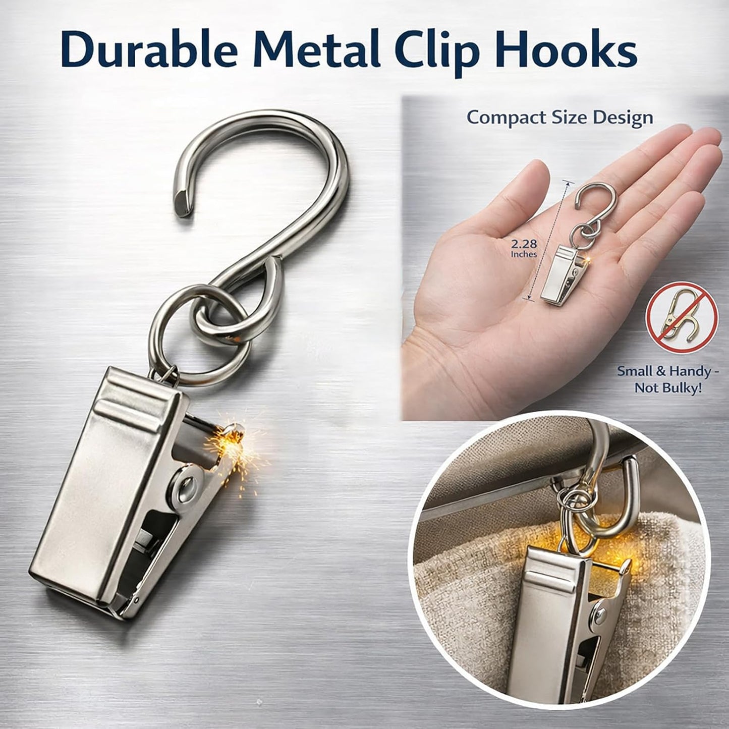Party Light Hanger | Outdoor Clips for Edison String Lights | 30-Pack for Home & Patio Decor