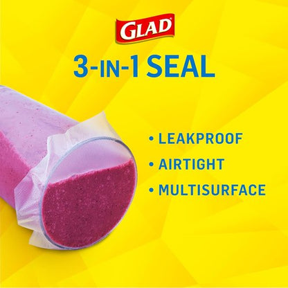 Glad Press'N Seal Food Plastic Wrap - 70 Sq Ft Roll for Freshness & Easy Storage