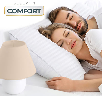 Utopia Bedding Bed Pillows - Cooling Down Alternative Set of 2 | Standard Size for All Sleep Positions