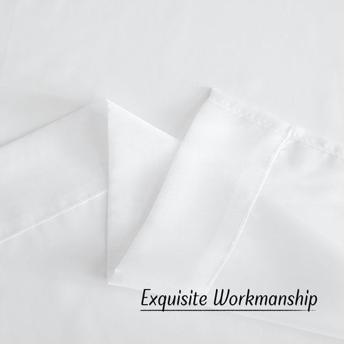 NICETOWN White Sheer Curtains & Drapes 96 inches Long for Living Room - Grommet Top Solid Lightweight & Airy Gauzy Window Treatments with Light Filtering for Bedroom, 2 Panels, W54 x L96