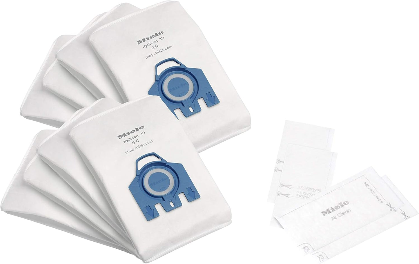 Miele XL Pack HyClean 3D GN Vacuum Cleaner Bags - Reliable Dust Containment | 4-Count Pack